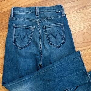 MOTHER Classic Blue Straight Leg Jeans